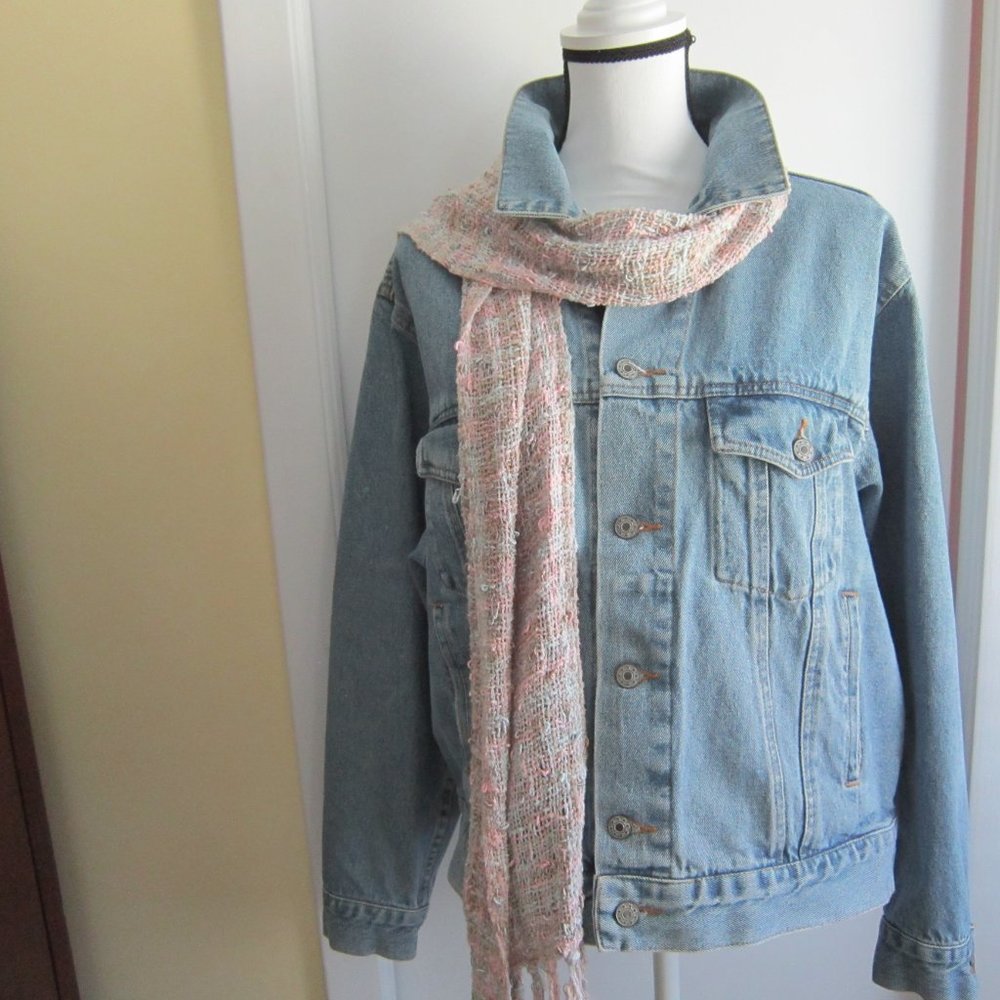 Denim Jacket, made by Woodlake, size Medium